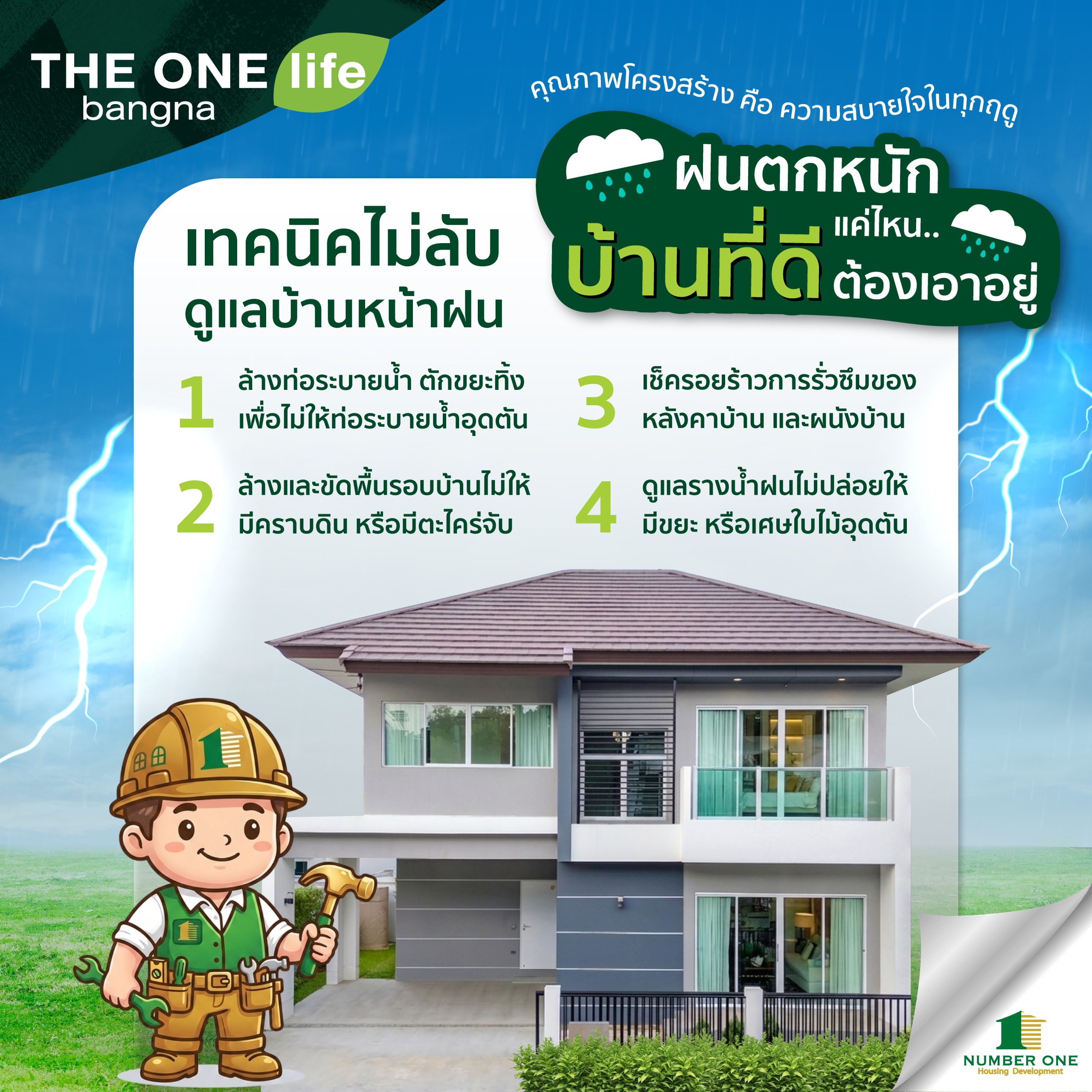ดูแลบ้านฤดูฝน